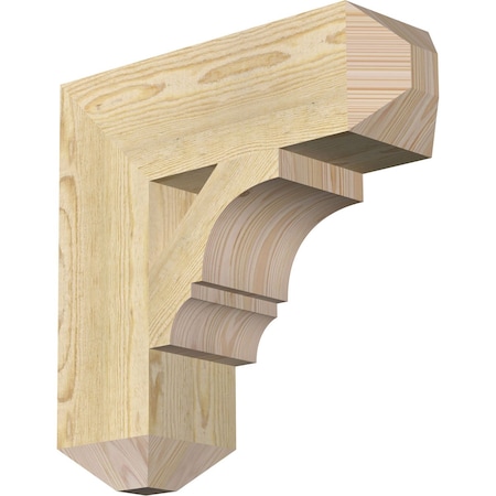 Ekena Millwork Balboa Craftsman Rough Sawn Bracket, Douglas Fir, 6"W x 20"D x 20"H BKT06X20X20BOA04RDF